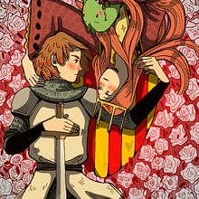 Sant Jordi. Un proyecto de Ilustración tradicional de Laura Portolés Moret - 10.09.2020