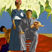 My project in Pictorial Portraits Using Digital Techniques course Frida&Diego. Ilustração digital projeto de Monika Misiak - 10.09.2020