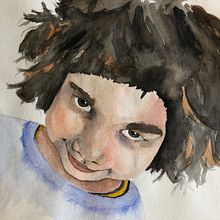 My project in  Watercolor Portrait Sketchbook course. Un proyecto de Dibujo de Retrato, Sketchbook y Pintura a la acuarela de Sandra Paiva - 10.09.2020