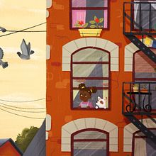 Edificio en NY. Un proyecto de Ilustración tradicional de Maria Rodríguez Castro - 08.04.2020