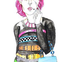 REALIZACIÓN DE UNA ILUSTRACION DE MODA. Projekt z dziedziny Projektowanie mod,  Fotografia mod, Trad, c i jna ilustracja użytkownika Santiago Garcia ubeda - 03.06.2020