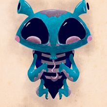 The Final Bug in Digital Illustration with Procreate course. Un progetto di Character design, Illustrazione digitale, Pittura digitale e Illustrazione tradizionale di Maline VC - 10.09.2020