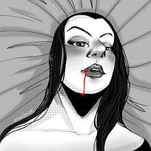 Tehuana Vampiro. Un proyecto de Dibujo digital, Ilustración tradicional e Ilustración digital de Venisa Del Aguila - 11.09.2020