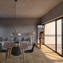 Mi Proyecto del curso: Visualización arquitectónica con V-Ray Next para SketchUp. Un proyecto de Arquitectura, Arquitectura digital, Arquitectura interior y Visualización arquitectónica de Alejandro Pineda - 09.09.2020
