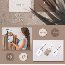 Papelería corporativa e identidad visual para DorotheA. Graphic Design project by celecaligiuri - 09.11.2020
