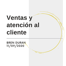 Mi Proyecto del curso: Estrategias de atención al cliente en redes sociales. Marketing project by Bren Duran - 09.11.2020
