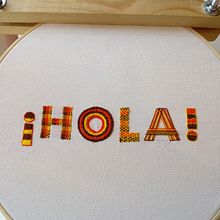 Mi Proyecto del curso: Letras bordadas: el hilo como herramienta gráfica Ein Projekt aus dem Bereich Stickerei von Laura Alvarez - 11.09.2020