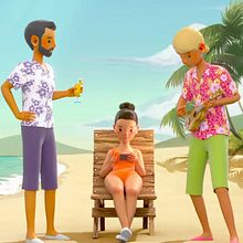 Tropical Escape. Un proyecto de Animación, Animación 2D y Animación 3D de Laura Portolés Moret - 11.09.2020