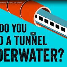 How the world's longest underwater tunnel was built. Un proyecto de Animación y Animación 2D de Laura Portolés Moret - 11.09.2020