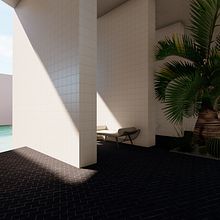 Waves. Architecture, Interior Architecture, and 3D Modeling project by Ana Paula Barrera Tovilla - 09.11.2020