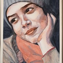 Mi Proyecto del curso: Retrato artístico en acuarela. Watercolor Painting project by tpazlla - 09.11.2020
