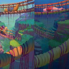 Inca bridges. Digital Drawing, Digital Illustration, L, and scape Architecture project by Johanna Mesa Ramos - 09.11.2020