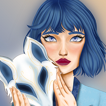 Mi Proyecto del curso: Retrato de personajes femeninos con Procreate. Un progetto di Disegno di ritratti e Disegno digitale di Joselyn Yanine Tabilo Maluenda - 12.09.2020
