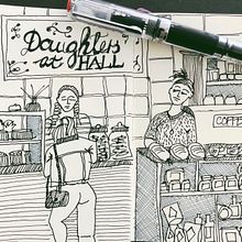 Cafes of Canberra. Traditional illustration project by Slobodanka Graham - 09.12.2020