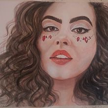 My project in Artistic Portrait with Watercolors course. Pintura em aquarela projeto de karen_heimann - 12.09.2020