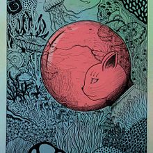 Underwater Cat. Digital Drawing, Traditional illustration & Ink Illustration project by Kitty Wong - 09.01.2020