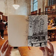  Sketching New York. Architectural Illustration, and Drawing project by rana_gharib - 06.01.2020