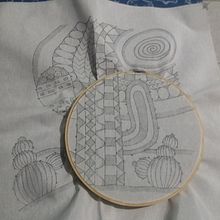 Mi Proyecto del curso: Introducción al bordado botánico. Embroider project by geli122015 - 09.13.2020