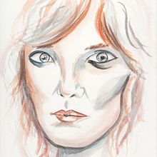 Mi Proyecto del curso: Cuaderno de retratos en acuarela. Un proyecto de Bellas Artes, Bocetado, Dibujo de Retrato y Pintura a la acuarela de Isi Cano - 13.09.2020