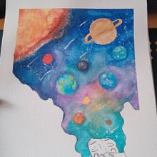 Mi Proyecto del curso: Técnicas modernas de acuarela. Watercolor Painting project by silvia_maseli - 09.13.2020