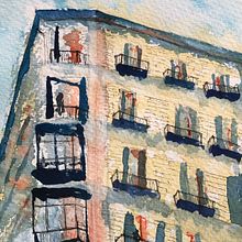 Mi Proyecto del curso: Dibujo arquitectónico con acuarela y tinta. Drawing project by morcillo_lucia - 12.23.2020