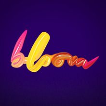 Bloom -Tipografía 3D Ein Projekt aus dem Bereich 3D von Isis Eridane Cortés Sauza - 13.09.2020