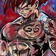goku face dios . Character Animation, Comic, and Creativit project by gabriel guerrero - 09.13.2020