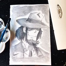 Daisuke Jigen. Un proyecto de Pintura a la acuarela de Alessandra Russo - 13.09.2020