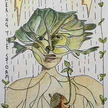 My project in Artistic Illustration: Draw from Your Imagination course. Traditional illustration project by Pina Carrubba - 09.14.2020
