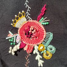 Mi Proyecto del curso: Técnicas avanzadas de bordado: puntadas y composiciones con volumen. Embroider project by aaleiva - 09.25.2020