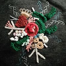 Mi Proyecto del curso: Técnicas avanzadas de bordado: puntadas y composiciones con volumen. Embroider project by dalilastextil - 09.14.2020