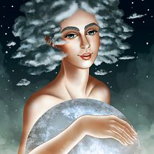 My final project in "Digital Fantasy Portraits with Photoshop" course. Traditional illustration project by Laura Maccarrone - 09.14.2020