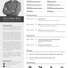 Julio Maiz CV . % Julio Maiz tarafından hazırlanan Tasarım, 3D Tasarım, Endüstri, Ve el tasarım projesi - 09.24.2020