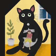 My project in Editorial Illustration for Magazines course. Een project van Traditionele illustratie van Che Tagyamon - 14.09.2020