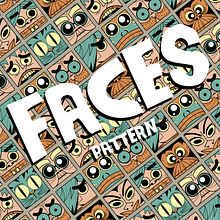 FACES PATTERN. Un progetto di Design, Product design e Illustrazione digitale di Rodrigo López Godino - 14.09.2020