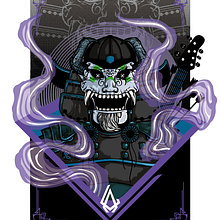 Mi Proyecto del curso: Ilustración vectorial: más volumen y rock and roll. Een project van Digitale illustratie, Vectorillustratie, Traditionele illustratie y Posterontwerp van Ale Lora - 12.09.2020