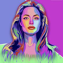 Angelina. Digital Illustration project by Pamy Gr - 09.14.2020