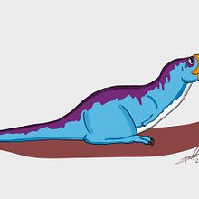 Baby Thanos simonattoi. Een project van Digitale illustratie van Rafael Delcourt - 14.09.2020