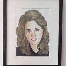 Retrato de una Madre.. Un proyecto de Bellas Artes y Pintura a la acuarela de Luz Adriana Salazar Sarmiento - 15.09.2020