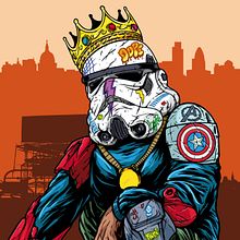 Stormtrooper Hypebeast. Un proyecto de Ilustración tradicional de Marcos Cabrera - 15.09.2020