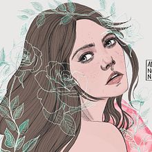 My project in Illustrated Portraits with Procreate course. Un proyecto de Ilustración digital e Ilustración tradicional de Fiorella Annoni - 15.09.2020
