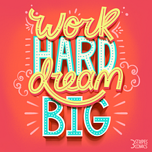 Mi Proyecto del curso: WORK HARD. Traditional illustration, and Lettering project by Yuseph Zapata - 09.15.2020