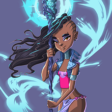 TEMPLE OF LIFE Character Design / Leia. Un proyecto de Diseño de personajes de Pablo Gozalves - 15.07.2020