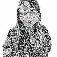 Retrato tipográfico. Traditional illustration project by Ana Eliza Pérez Gutiérrez - 09.15.2020