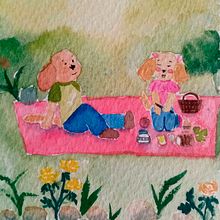Mi Proyecto del curso: Ilustración en acuarela con influencia japonesa. Un progetto di Pittura ad acquerello di Eli Candiani - 16.09.2020