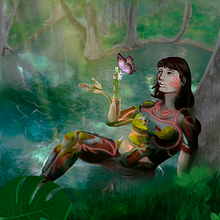 My project in Digital Fantasy Portraits with Photoshop course. Drawing project by Alexandre Pessanha - 09.15.2020