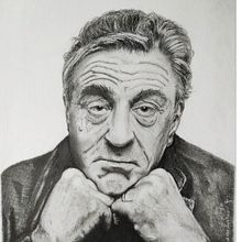 My project in Realistic Portrait with Graphite Pencil course - De Niro. Portrait Drawing project by Vincenzo Giuliano - 09.16.2020