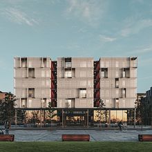 Concurso de vivienda y equipamiento público Cinema Pisa, Cornellà.. Un proyecto de 3D de Didac Guxens Rey - 16.09.2020