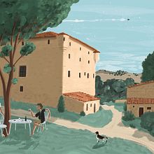 Condé Nast Traveler 2020. Drawing, Digital Drawing, Editorial Design, Traditional illustration, and Digital Illustration project by Félix Díaz de Escauriaza - 06.30.2020
