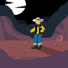 Mi Proyecto del curso: Pistolero Al Anochecer. Character Design, and Pixel Art project by Jorge Esteso Galán - 09.16.2020